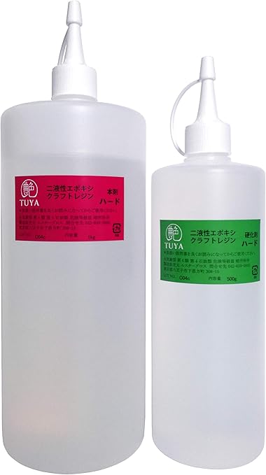 艶　二液性エポキシ クラフトレジン液　1800g 艶 二液性エポキシ クラフトレジン液 1800g